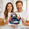 Sloth Drummer Art - View 9