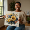 Sunflower Bouquet Art - View 9