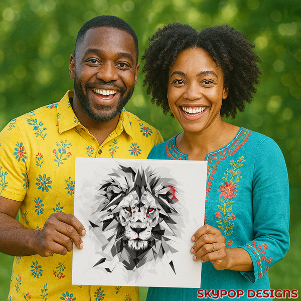 Lion's Gaze Art - View 9