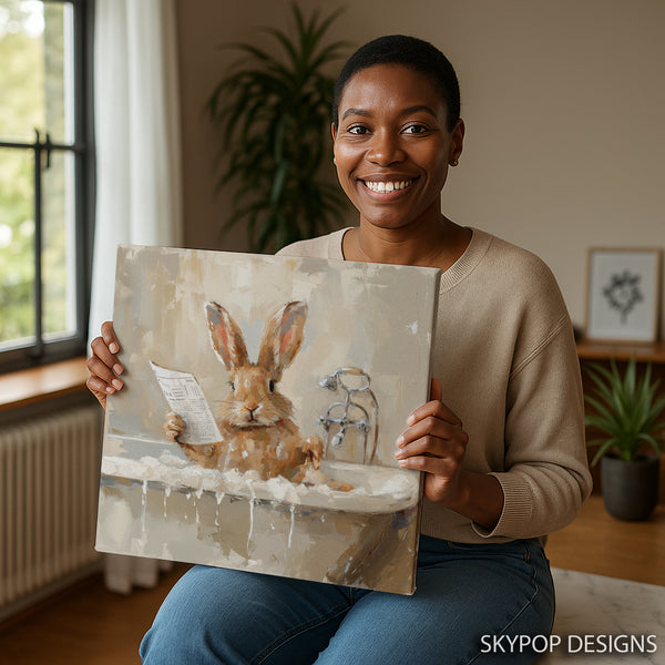 Bunny Bath Art - View 9
