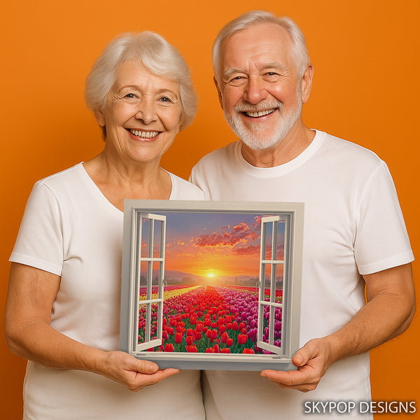 Tulip Field Art - View 9