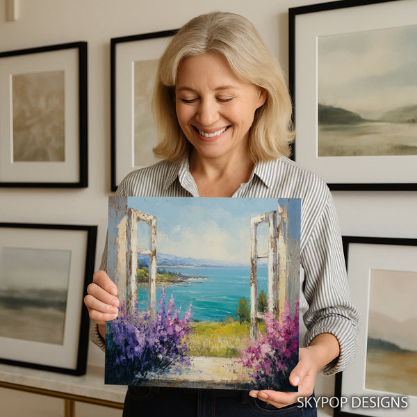 Open Window Ocean View Art - View 9
