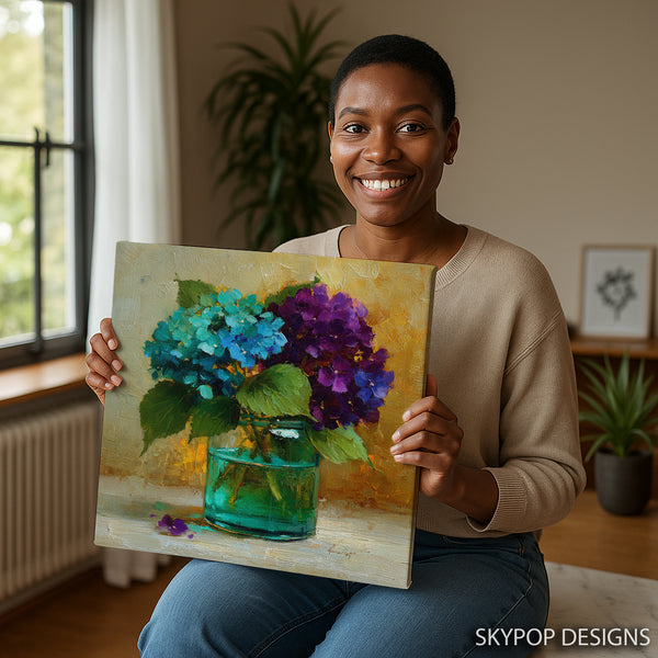 Hydrangea Bloom Art - View 9