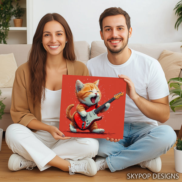 Kitten Guitar Art - View 9