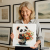 Panda Flower Bouquet Art - View 9