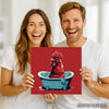 Rooster Bath Time Art - View 9