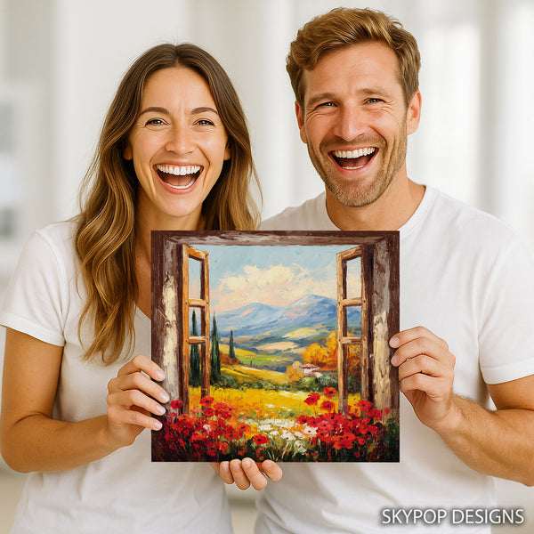 Tuscan Window View Art - View 9