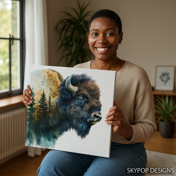 Bison Wilderness Art - View 9