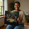 Chimpanzee Poker Night Art - View 9