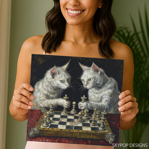 Cat Chess Art - View 9